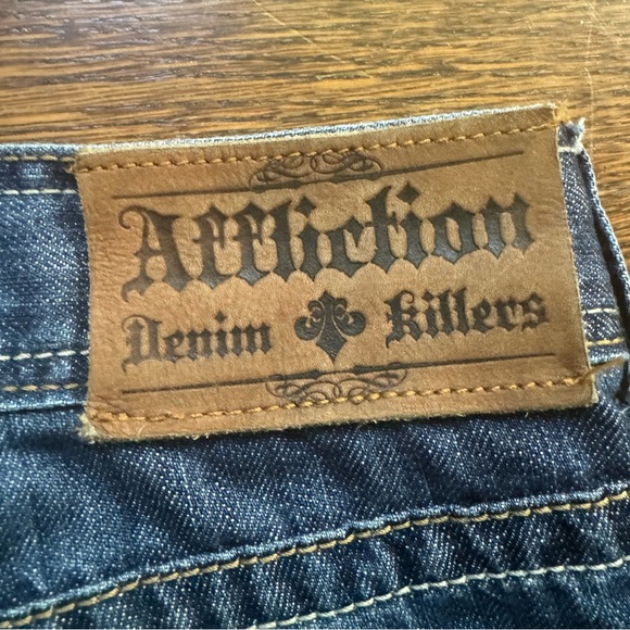 Vintage Men’s AFFLICTION Denim Killers Jeans - Picture 4 of 8